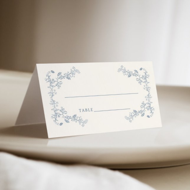 Carte De Placement Vintage Rustique Mariage de cadre (Créateur téléchargé)
