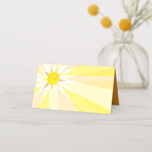 Carte De Placement Vous êtes mon Baby shower Sunshine