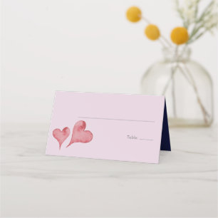Carte De Placement Watercolor