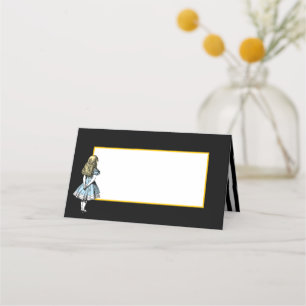 Carte De Placement Wonderland White Rabat avec Alice