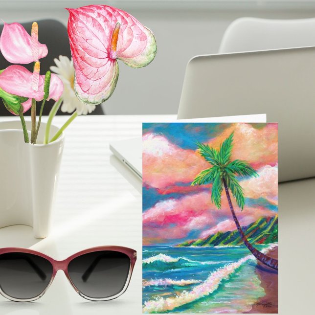 Carte de plage Kauai Tropical (Créateur téléchargé)