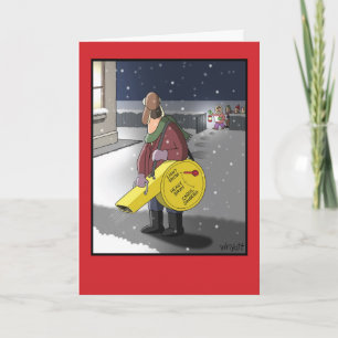 Carte de plaisanterie de Noël d'arrangements de