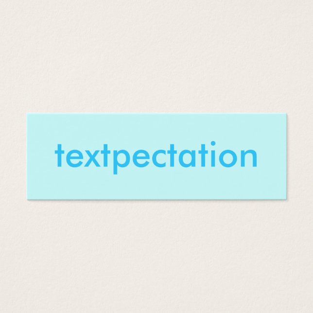 Carte de plaisir TEXTPECTATION (Devant)