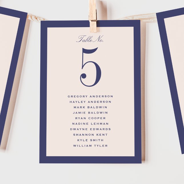 Carte de plan de table de mariage violet (Créateur téléchargé)