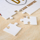 Carte de plaque minéralogique du puzzle des