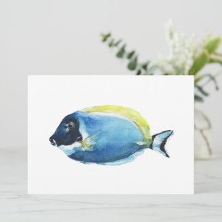Carte de Poisson Tang Bleu Poudre