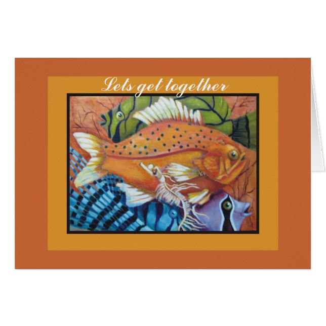 Carte de poissons (Devant horizontal)