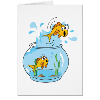 Carte de poissons d'or