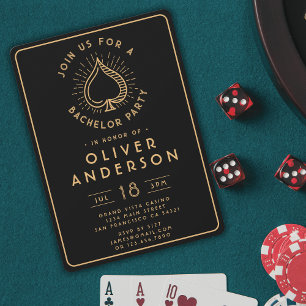 Carte de Poker moderne Casino Bachelor Party   Noi