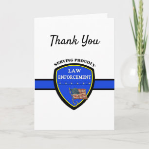 Carte de police de la force de l'ordre