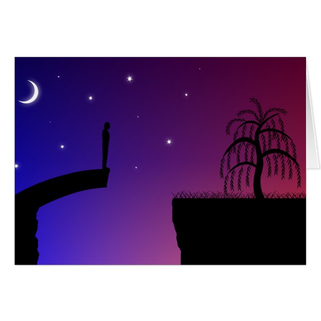 Carte de pont cassé (Devant horizontal)