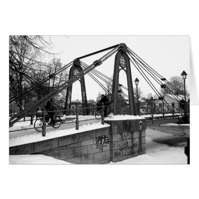 Carte de pont Uppsala (Devant horizontal)