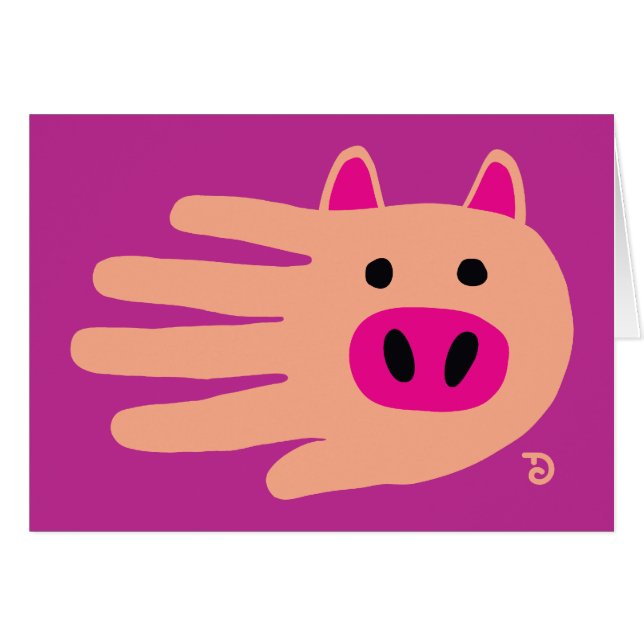 Carte de porc (Devant horizontal)