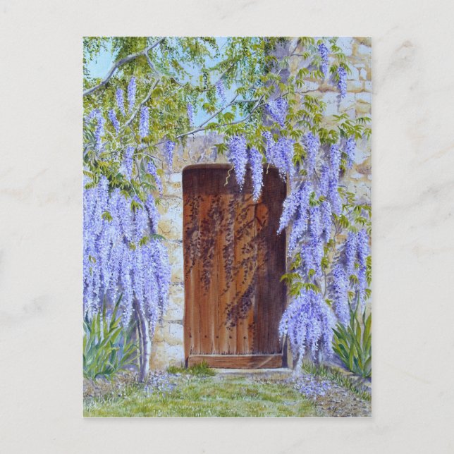 carte de porte de glycines (Devant)