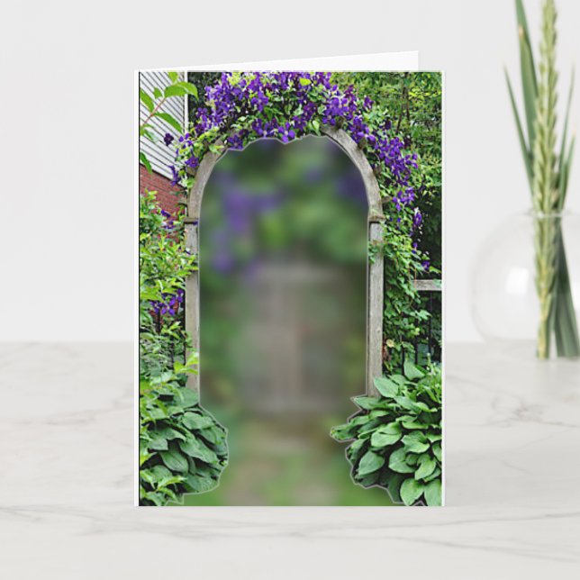 CARTE DE PORTE DE JARDIN 5x7 (Devant)