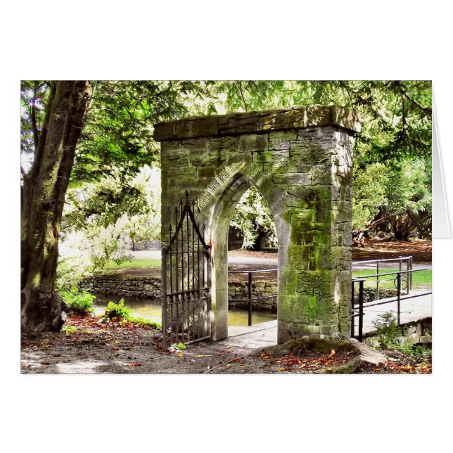 Carte de porte enchantée (Devant horizontal)