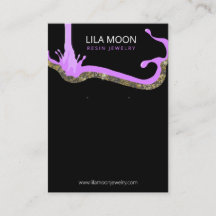 Carte De Porte Pour Boucles D'Oreilles De Résine A