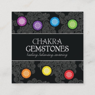 Carte de portefeuille Chakra Gemstones