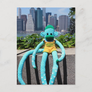 Carte de poste de singe Mars Sock - Stuart
