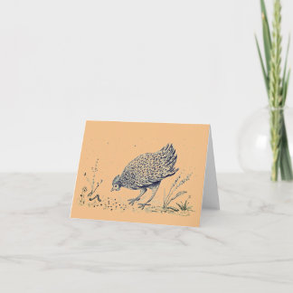 carte de poulet