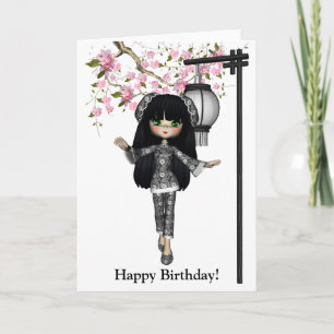 Carte de poupée de Kawaii Chine