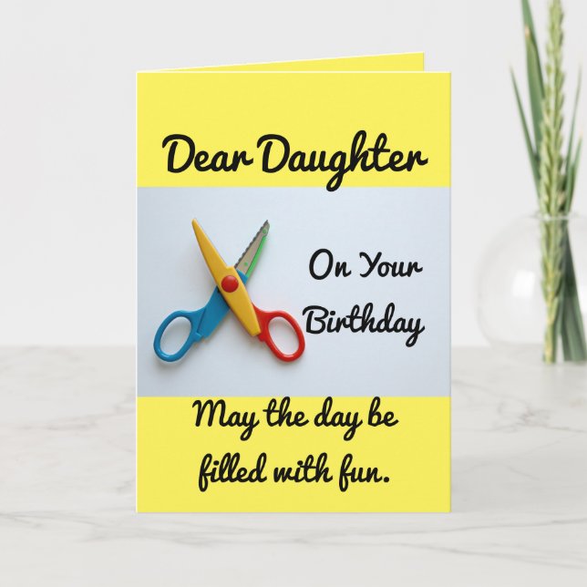 Carte de poupées papier pour anniversaire de fille (Devant)