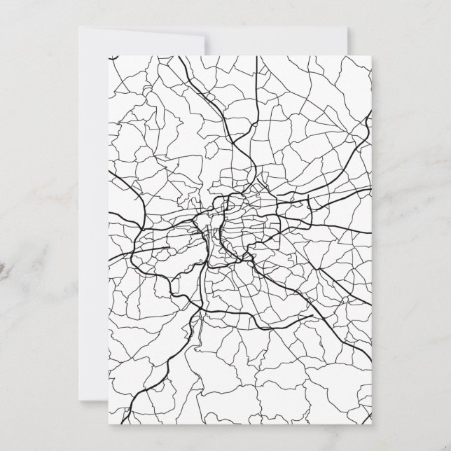 Carte de Prague, République Tchèque (Devant)