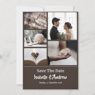 Carte de préavis de mariage photo personnalisée