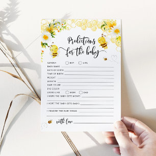 carte de prédictions bébé abeille