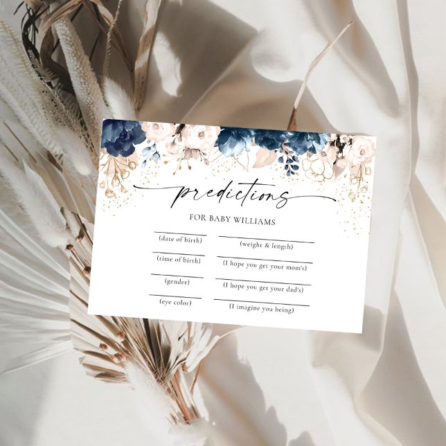 Carte de prédictions de Rose bleu et poussiéreux d (Créateur téléchargé)