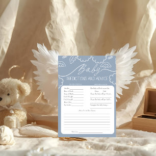 Carte de Prédictions et Conseils pour Bébé Ciel Bl
