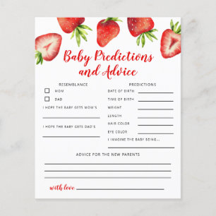 Carte de prédictions et conseils pour les fraises 