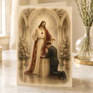 Carte de préparation au mariage catholique pour le