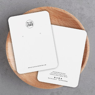 Carte de Présentation de Boucles d'Oreilles à Mach