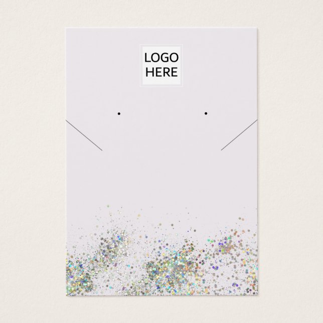 Carte de Présentation de Collier et Boucles d'Orei (Devant)