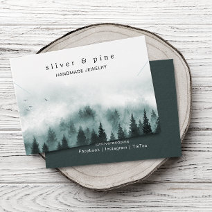 Carte de présentation de collier et bracelet Misty