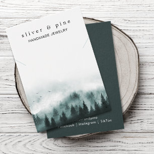 Carte de présentation de collier et bracelet Misty