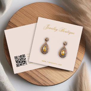 Carte de présentation d'earring en calligraphie do