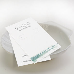 Carte de présentation pour boucles d'oreilles à an