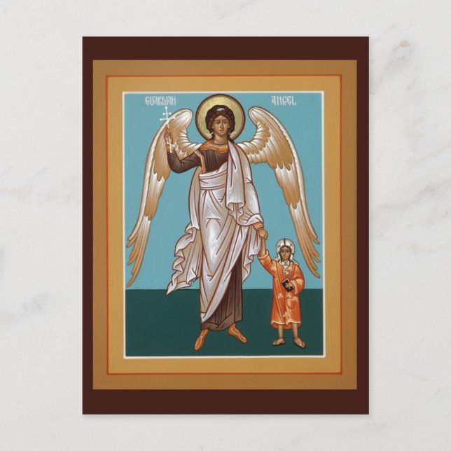 Carte de prière Angel du Gardien (Devant)