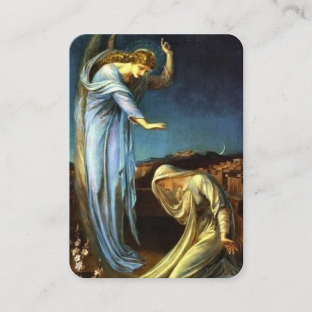 Carte de prière Annonciation et Angelus (Devant)