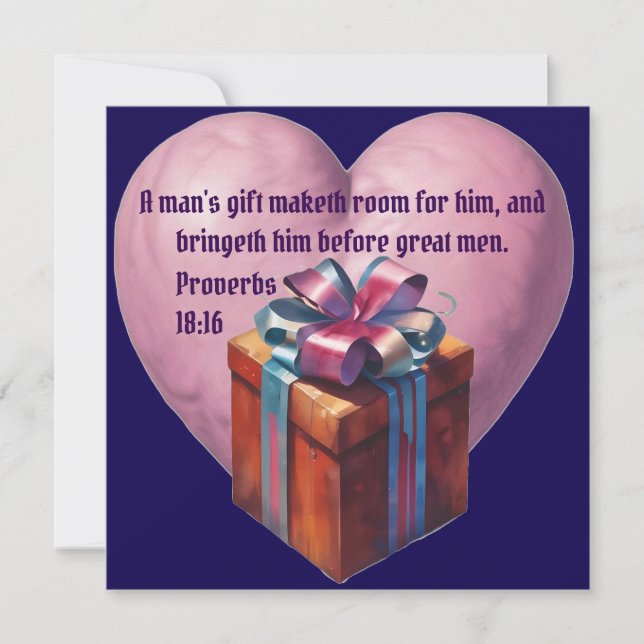 Carte de prière cadeau AI (Devant)