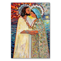 Carte de prière catholique Sainte-Reine