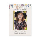 Carte de prière chrétienne orthodoxe fleur sauvage