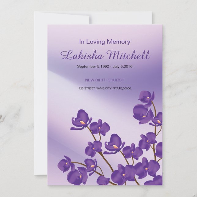 Carte de prière commémorative (Devant)