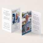 Carte de prière commémorative pour toujours dans n