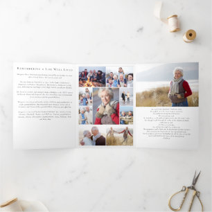 Carte de prière commémorative pour toujours dans n