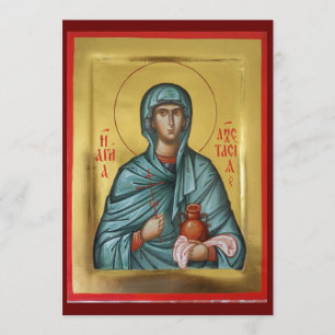 carte de prière de Ste Anastasia - 2