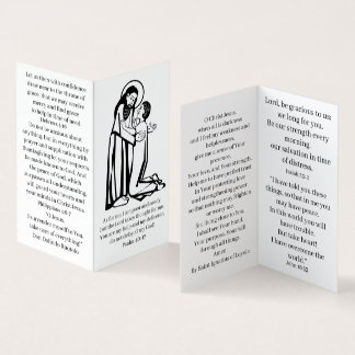 Carte de prière des temps difficiles