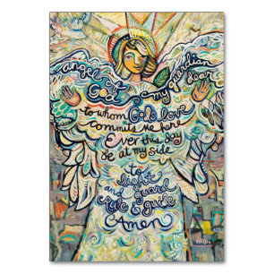 Carte de prière Guardian Angel